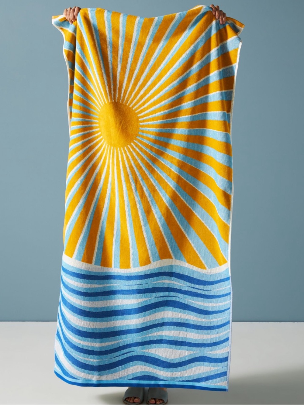 Anthropologie Home “Out to Sea” Beach Towel